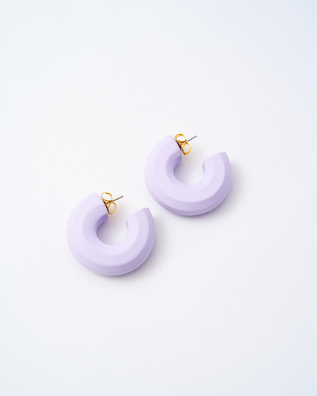 Chunky Geo Hoops -
