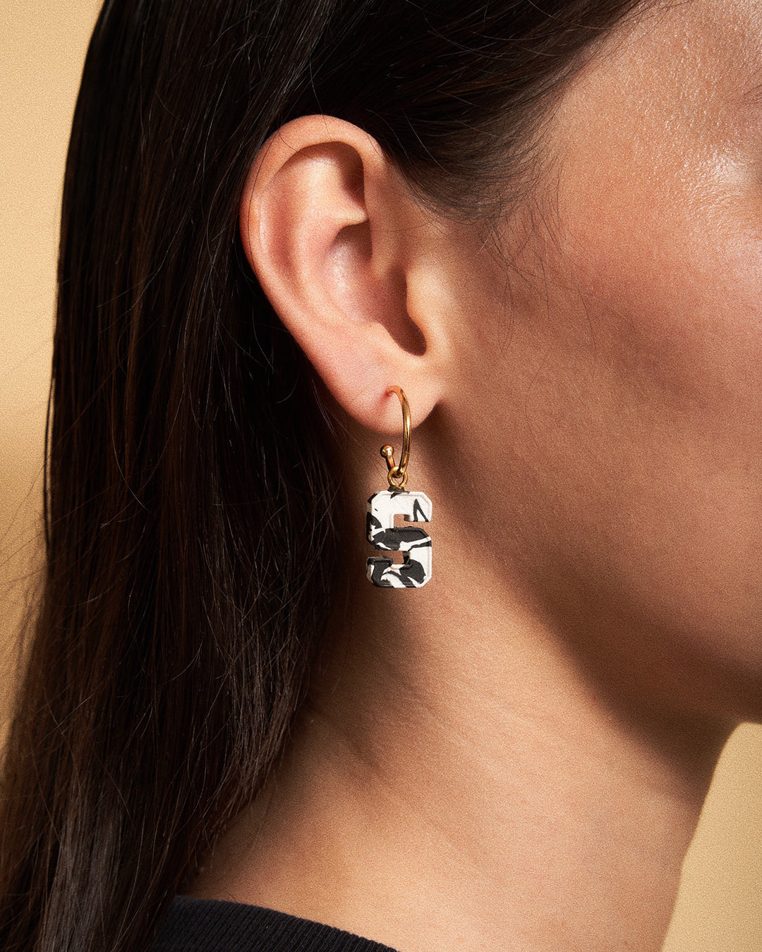 Darling you Hoops Blanco x Negro -