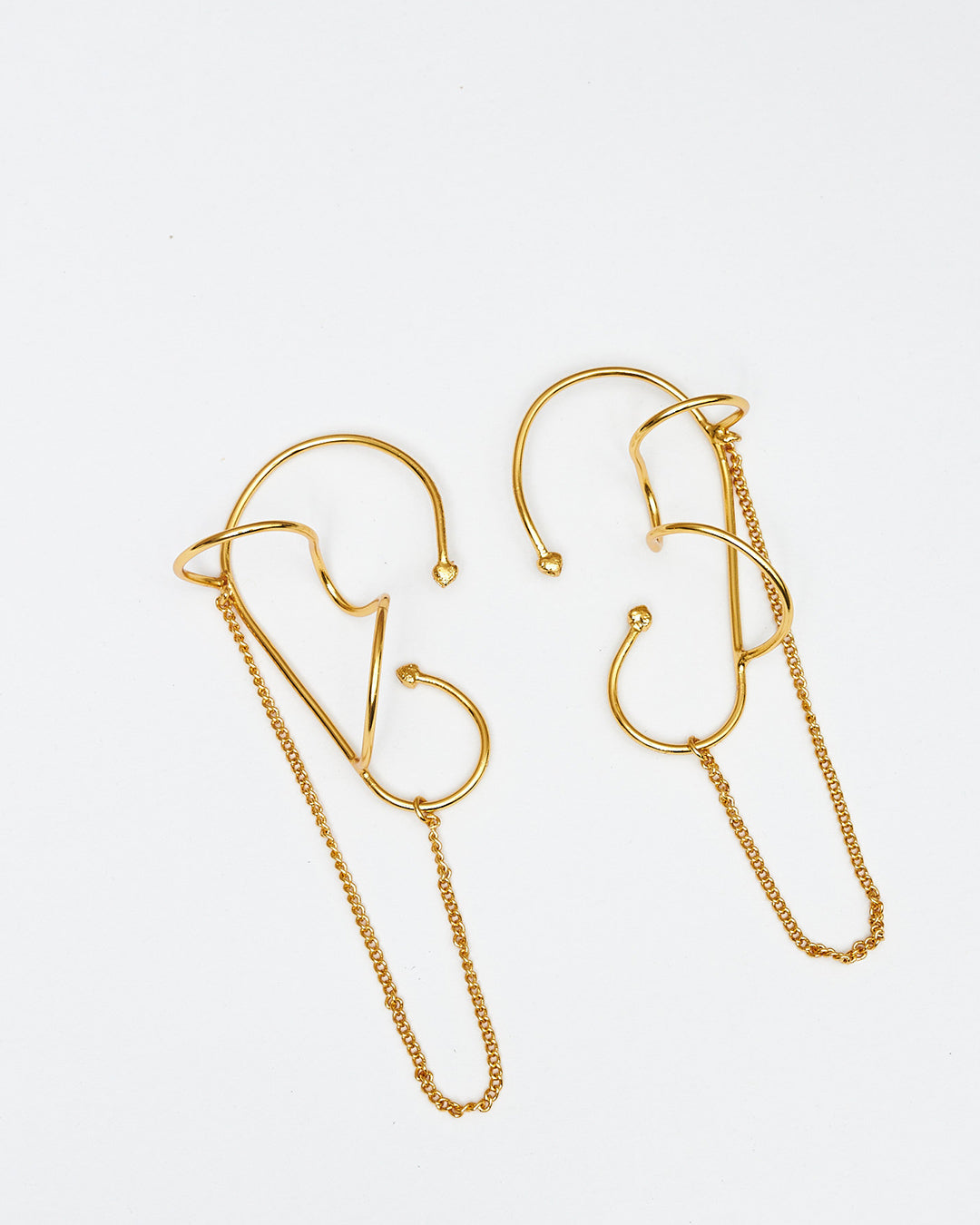 Looped Chain Earcuff -