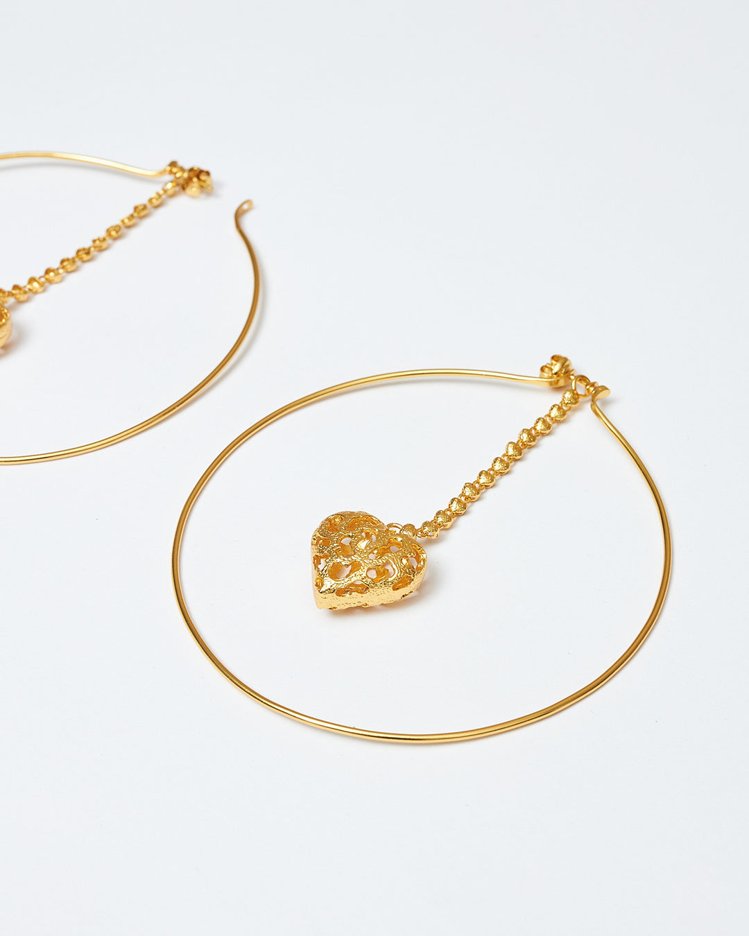 Maxi Loop Heartfall Hoops -