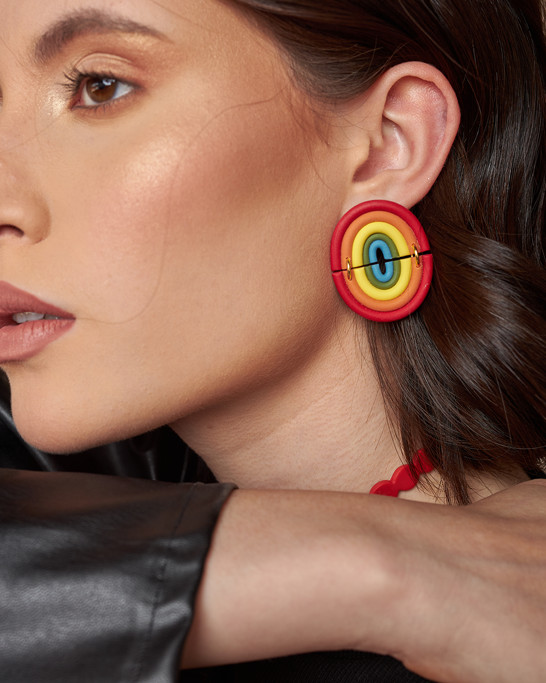 Rainbow Arc Earrings