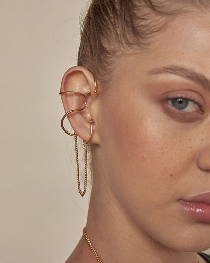 Looped Chain Earcuff